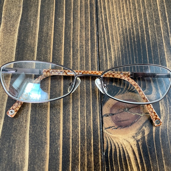 Coach Tortoise & Rhinestone Glasses - Picture 3 of 8